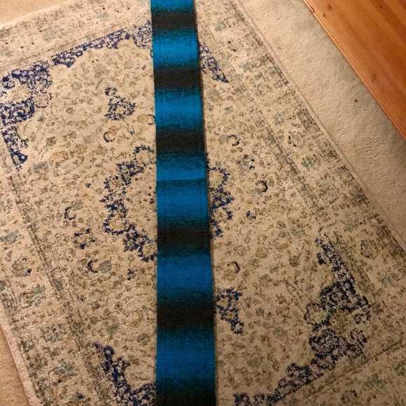 Ombré Scarf 
Aqua & Charcoal - Picture 3 of 3